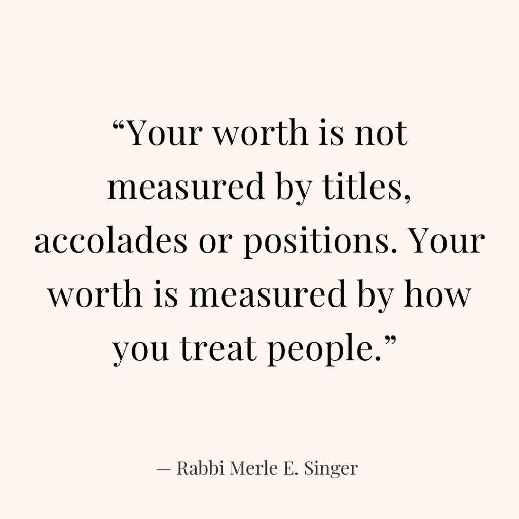 Rabbi Merle E. Singer Quotes 