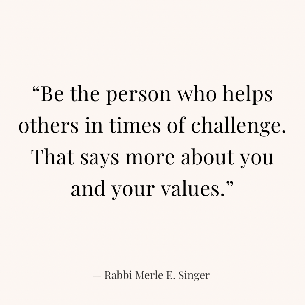 Rabbi Merle E. Singer Quotes 